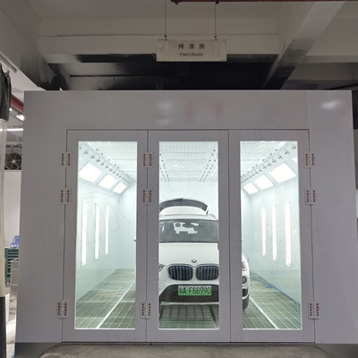 Diesel Turbo Fan Car Spray Booth 32 sztuk Lampy podczerwone łatwe w obsłudze