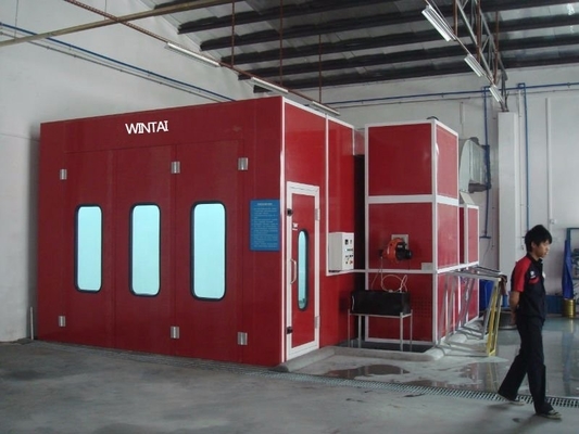 48 sztuk lamp LED i 7,5 kW wentylatora wydechowego CE zatwierdzony spray booth do malowania samochodów