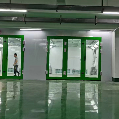 48 sztuk lamp LED i 7,5 kW wentylatora wydechowego CE zatwierdzony spray booth do malowania samochodów
