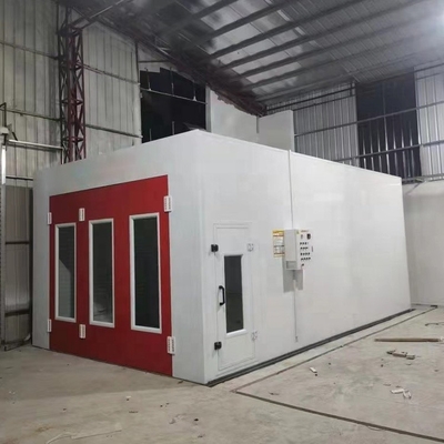48 sztuk lamp LED i 7,5 kW wentylatora wydechowego CE zatwierdzony spray booth do malowania samochodów