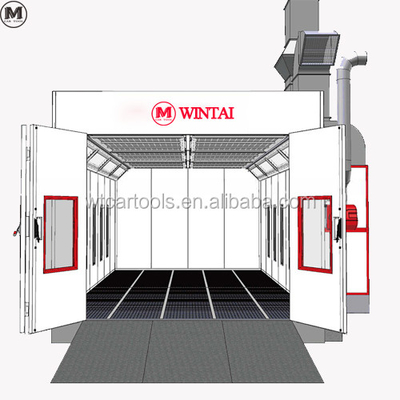 European Automotive Car Paint Booth z lampami LED i homologacją CE