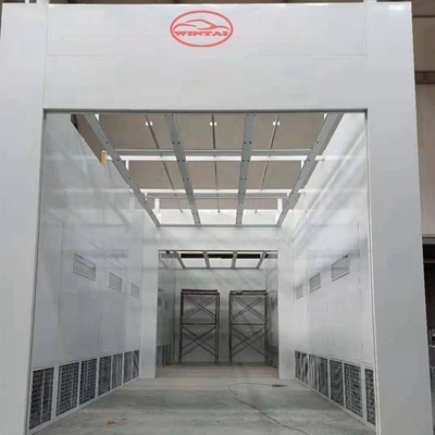 25m Truck Spray Booth z Rockwool Wallboard i różnych bez prędkości ładowania