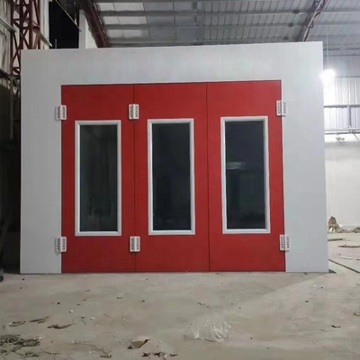 Kontrola zanieczyszczeń Maszyna do lakierowania samochodów CE zatwierdzona kabina do opryskiwania samochodów z wentylatorem europejskiego typu