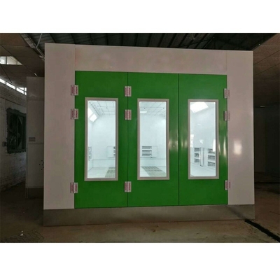 Kontrola zanieczyszczeń Maszyna do lakierowania samochodów CE zatwierdzona kabina do opryskiwania samochodów z wentylatorem europejskiego typu