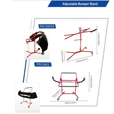 Metalowe zamki kołowe Auto Body Bumper Stand Do malowania samochodów i części