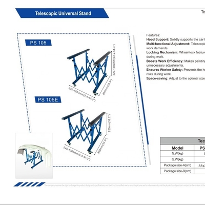 Metalowe zamki kołowe Auto Body Bumper Stand Do malowania samochodów i części
