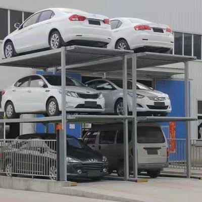 Four Post Parking Lift for Vehicle Elevator 12 Units Loading Qty Low Maintenance Cost