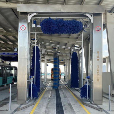 Galwanizowana metalowa pralka do autobusów i ciężarówek Automatyczna wysokość 4200 mm