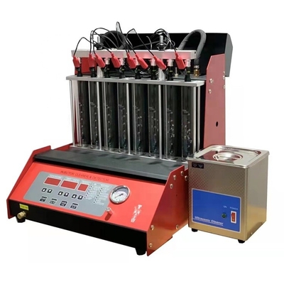 6 cylindrów wtryskiwacz tester i czyściciel z 600sek czasu wtryskiwania i 250W mocy