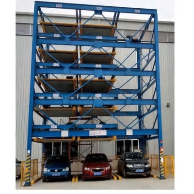Oszczędność miejsca Półautomatyczny Puzzle Parking System z 6 warstwami i wysokością 10350 mm