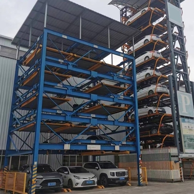 Oszczędność miejsca Półautomatyczny Puzzle Parking System z 6 warstwami i wysokością 10350 mm