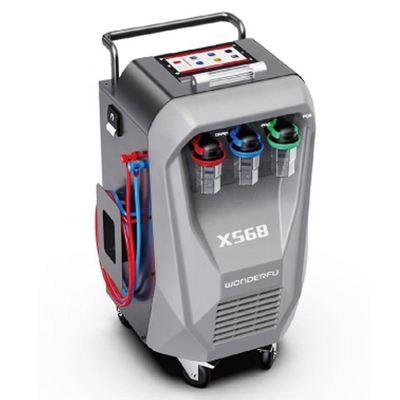 Kompresor 3/8HP X568 Auto AC Recovery Machine z funkcją spłukiwania i wbudowaną w drukarkę