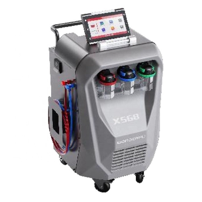 Kompresor 3/8HP X568 Auto AC Recovery Machine z funkcją spłukiwania i wbudowaną w drukarkę