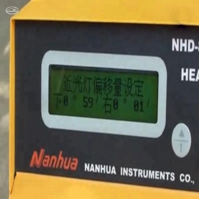 NHD-8000 Tester reflektorów samochodowych Wysokość centralna 130cm 220v 50hz Dla wszystkich samochodów