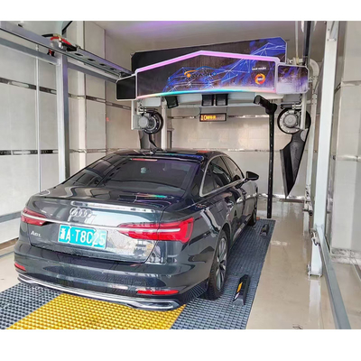 380V/18.5Kw Bez dotyku pralka do samochodów 304 ze stali nierdzewnej Bez szczotki Sprzęt do mycia samochodów 8000*3800*3400 Automatyczny robot do mycia samochodów 360 pralka do mycia samochodów