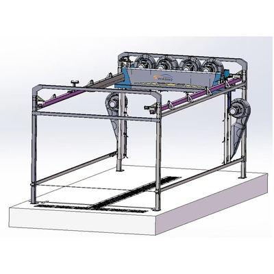 Jednoręczny sprzęt do mycia samochodów bez dotyku z 6 suszarkami i 8m Lx5mm wielkością szyny bez dotyku Automatyczny system odzysku wody do mycia samochodów