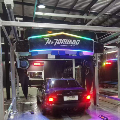 System prania samochodów typu Rollover 304 ze stali nierdzewnej Automatyczna bez dotyku maszyna do prania samochodów Automatyczne pranie samochodów Roboticzne bez dotyku urządzenia do prania samochodów