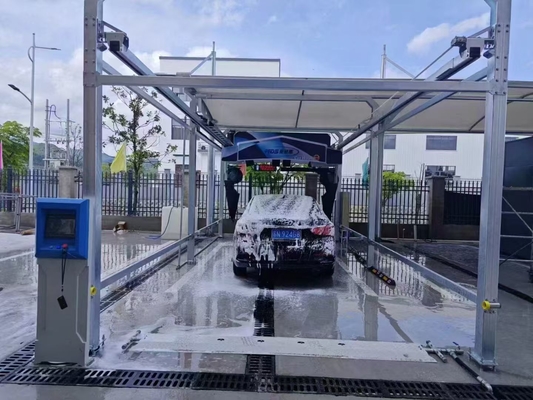 FS360 W pełni automatyczna myjnia samochodowa Wysokie ciśnienie płukania wodą 3Mycie samochodów System recyklingu wody 38kW 360 Automatyczna myjnia samochodowa