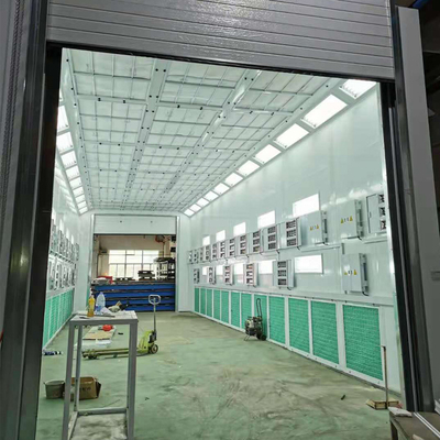 OEM dostosowana przemysłowa kabina lakiernicza metalowa kabina do malowania proszkowego 15000mm