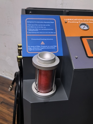 Automatyczna maszyna do płukania układu smarowania olejem z funkcją liczenia