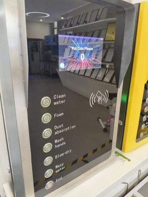 Samoobsługowy sterownik myjni samochodowej, maszyna do mycia samochodów wielofunkcyjna z stali nierdzewnej 304 typu rozdzielony ekran