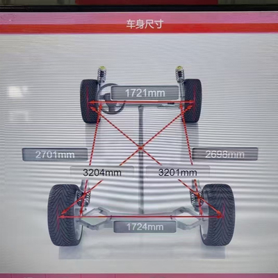 BIVEO Ekonomiczny sprzęt do wyrównania 3D samochodowy 80kg z ekranem 32"