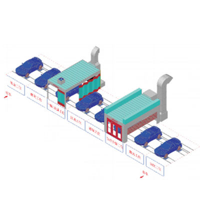 Płytki do rozpylania farby samochodowej Pieczarnia Płytki do przygotowywania samochodów Linie malowania