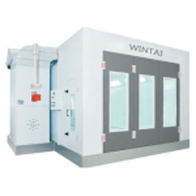 Ogrzewanie na podczerwień Kabina lakiernicza dla samochodów z platformą Stojaki do malowania drzwi samochodowych Zewnętrzna kabina lakiernicza dla samochodów